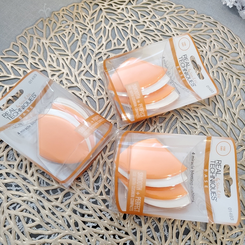 🌺5 /$25 REAL TECHNIQUES BLOTTING CUSHIONS